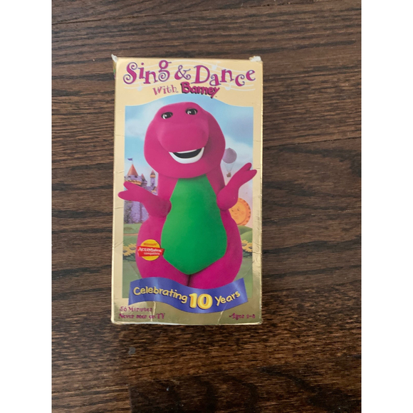 Sing & Dance With Barney VHS video tape 1998 - Picture 1 of 3